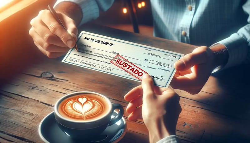 O que é “sustar um cheque”? Para que serve essa prática?