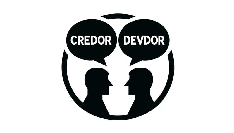 Credor e devedor: Entenda a diferença!