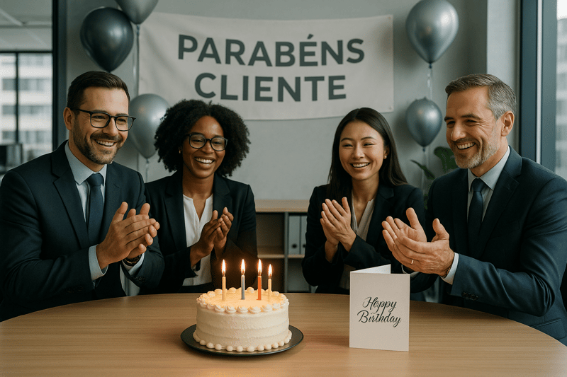 Mensagens de aniversário para clientes: Veja 21 exemplos