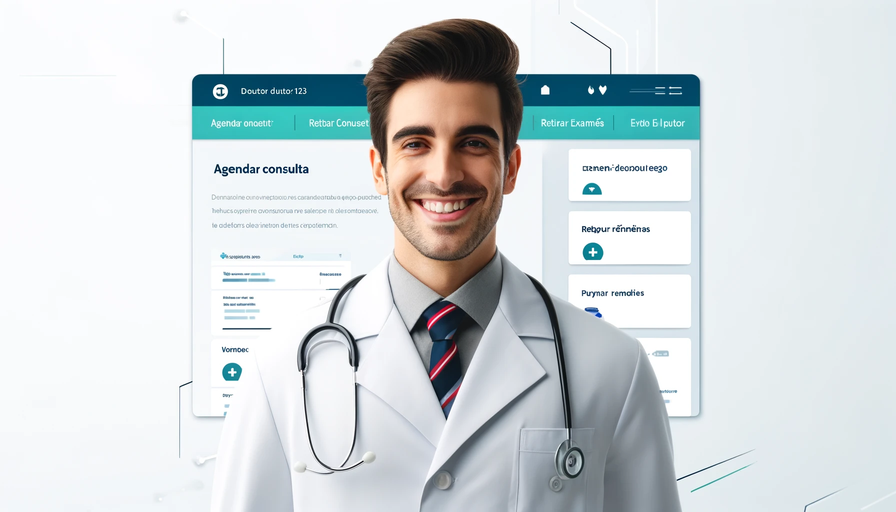 Serviço de Saúde Online na Doutor 123
