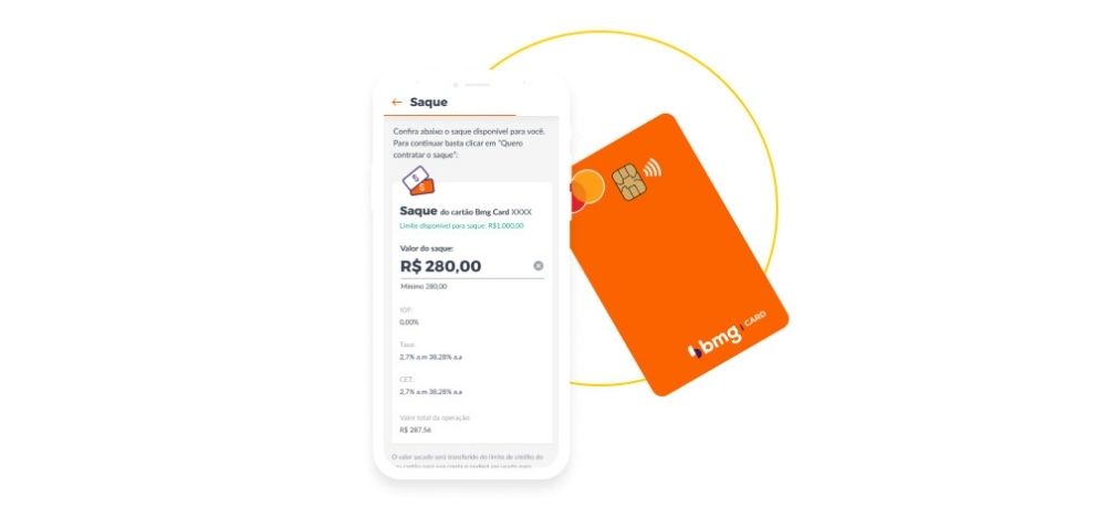 Cartão de crédito BMG: sem anuidades