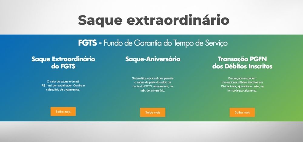 Saque extraordinário FGTS: saiba tudo que precisa
