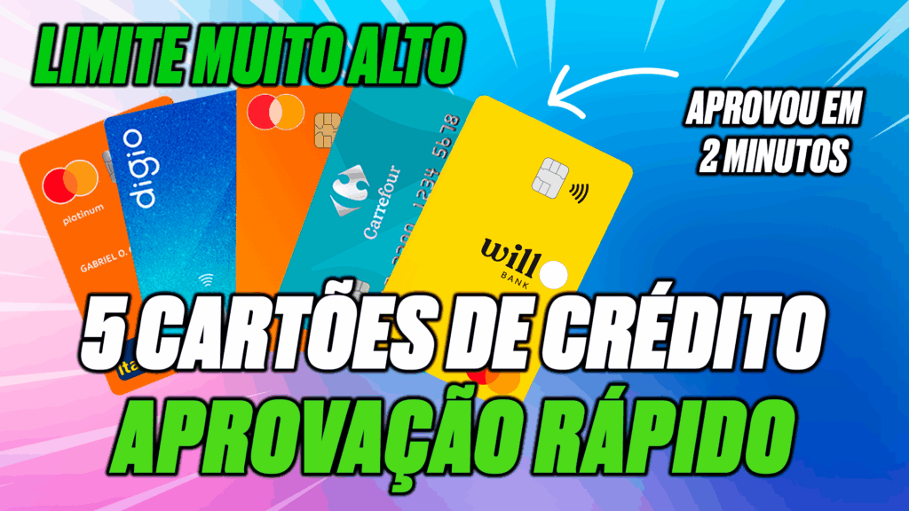 Aprovação garantida: os 5 melhores cartões