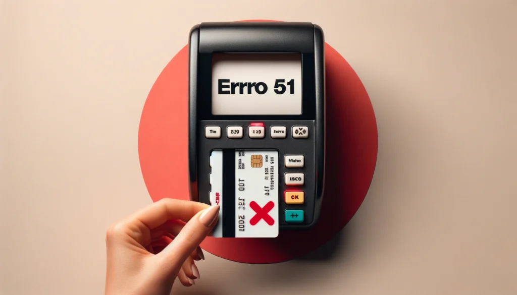 Erro 51 na maquininha do cartão: o que é e como resolver?