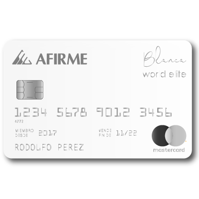 Tarjeta Crédito Afirme Blanc: Lujo y exclusividad