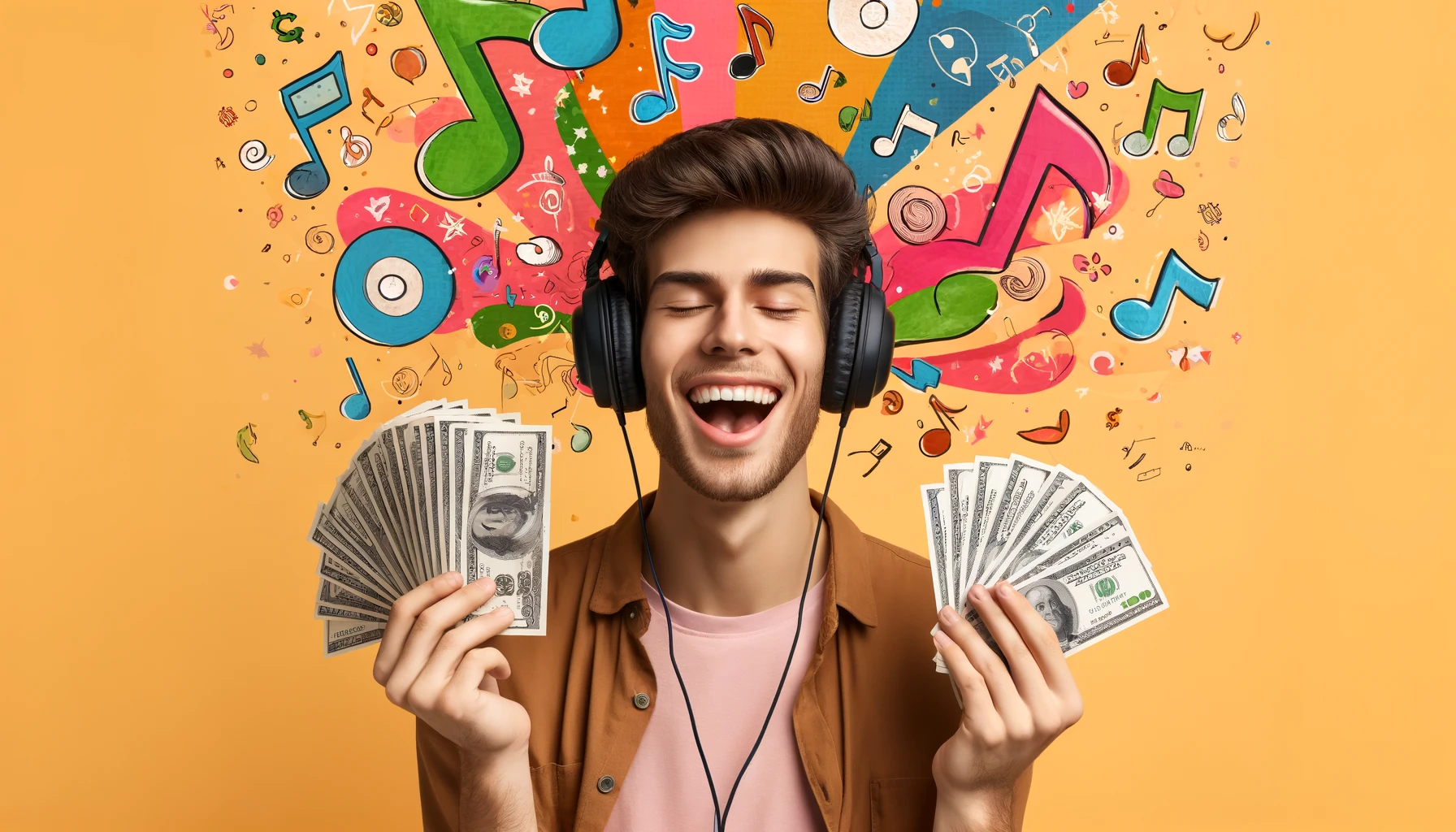 ganhar dinheiro ouvindo música