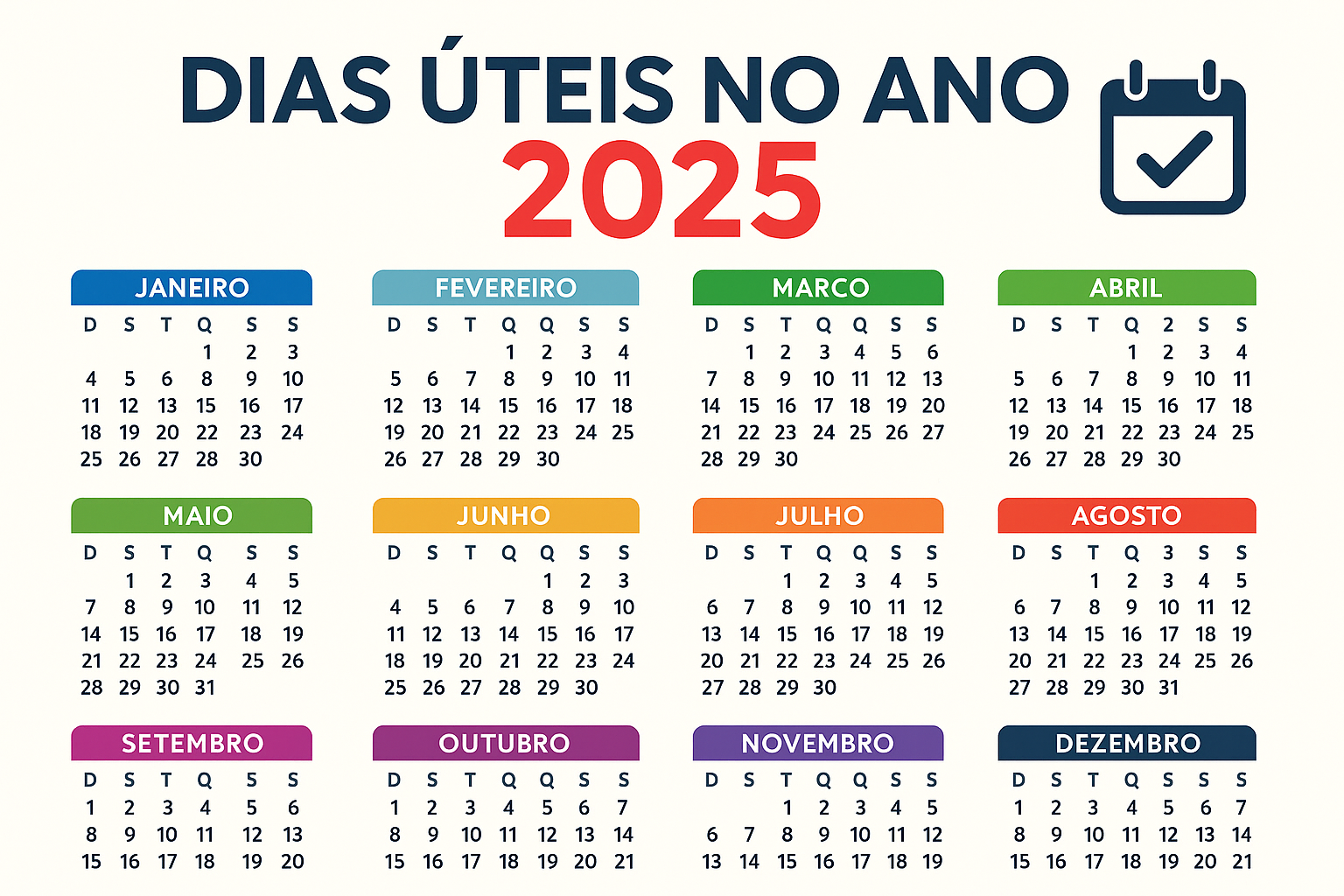 Dias Úteis no Ano 2025 no Brasil: Planeje-se Já!
