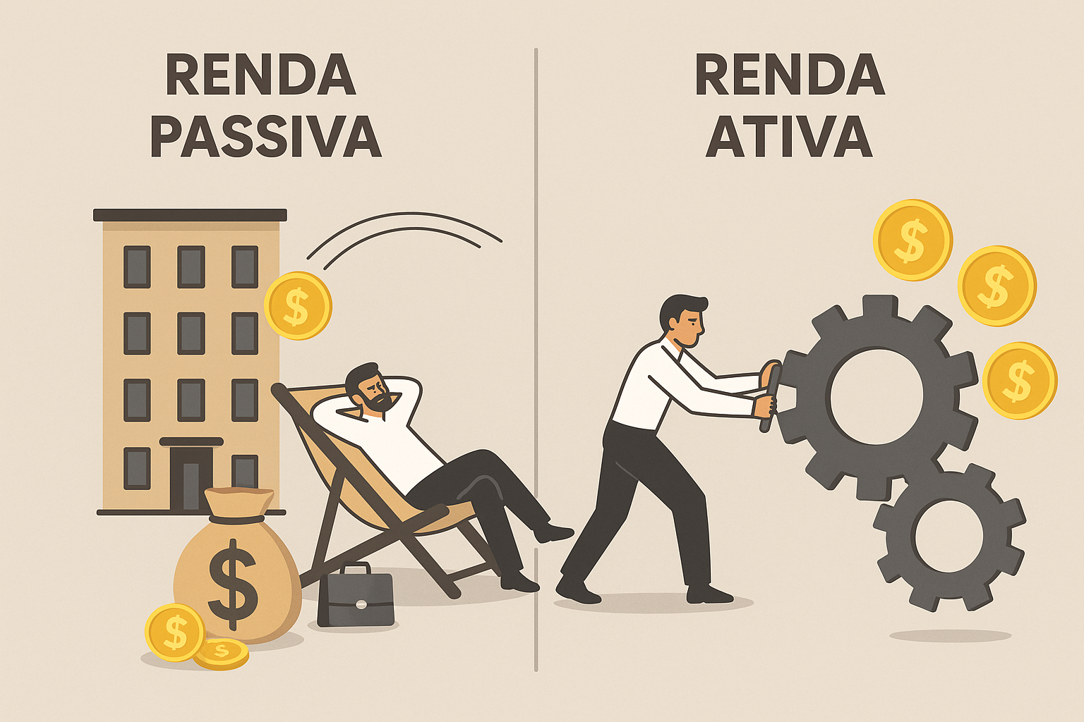 Renda Passiva e Ativa: Diferencie e Melhore Suas Finanças
